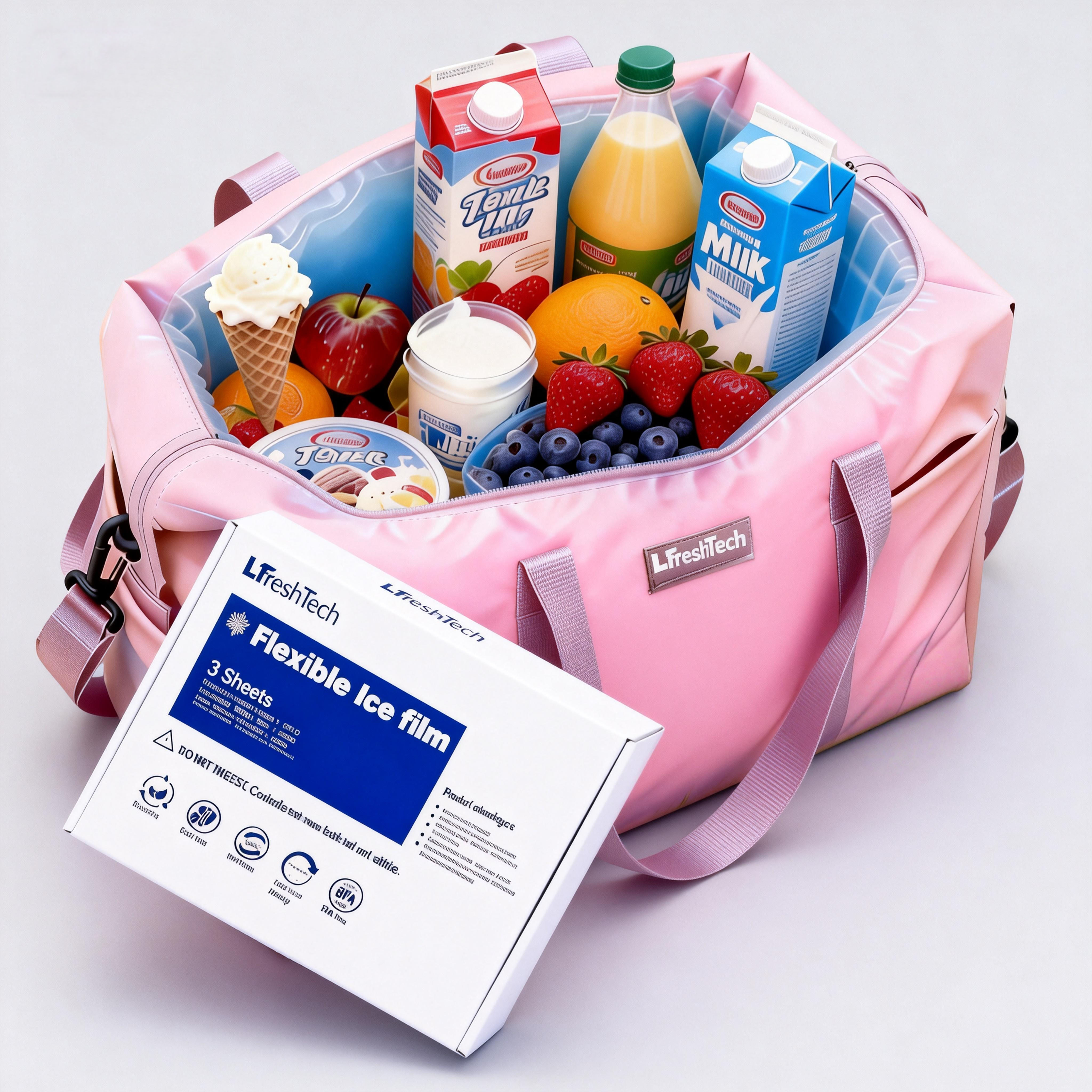 Cooler bag with fresh food